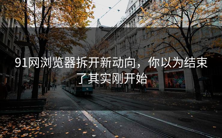 91网浏览器拆开新动向，你以为结束了其实刚开始